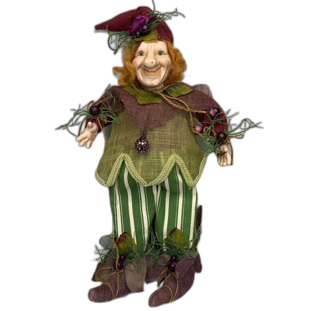 VTG Katherine's Collection Fall Autumn Holiday French Country‎ Fairy Doll 18"